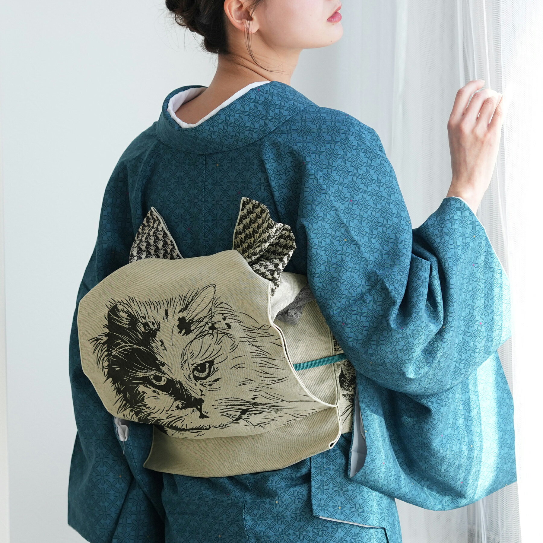 楽天市場】猫 作り帯（帯｜和服）：レディースファッションの通販