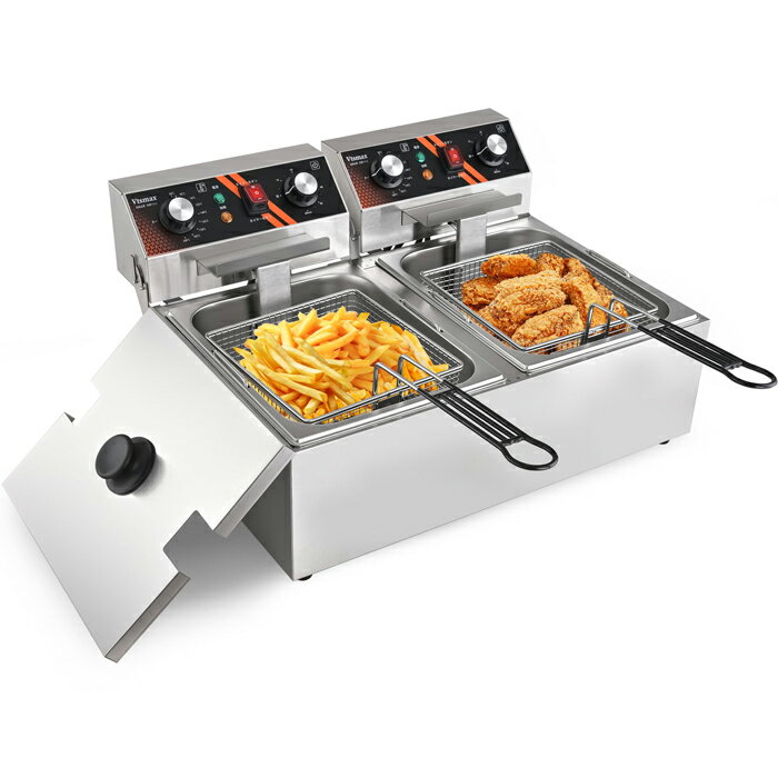 楽天市場】業務用 フライヤー 2槽の通販