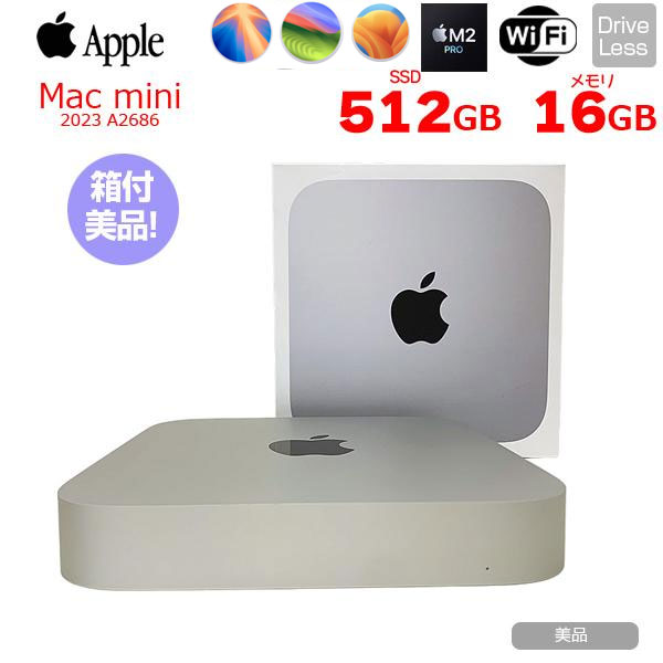 Macデスクトップ #530 mac mini 2020 Apple M1 16GB SSD512G Mac