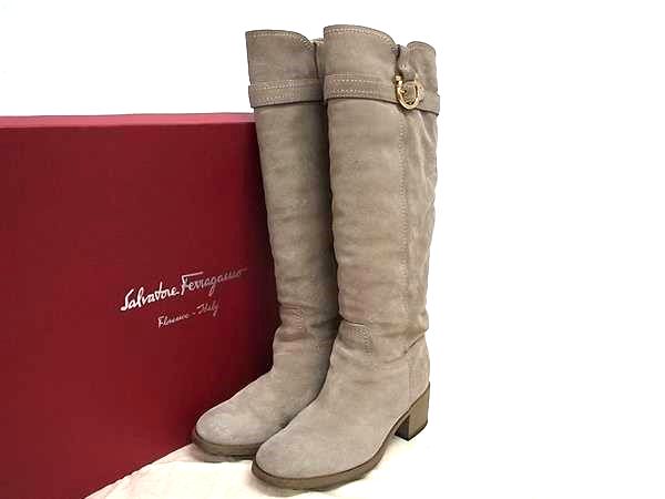 楽天市場】ロングブーツ フェラガモの通販