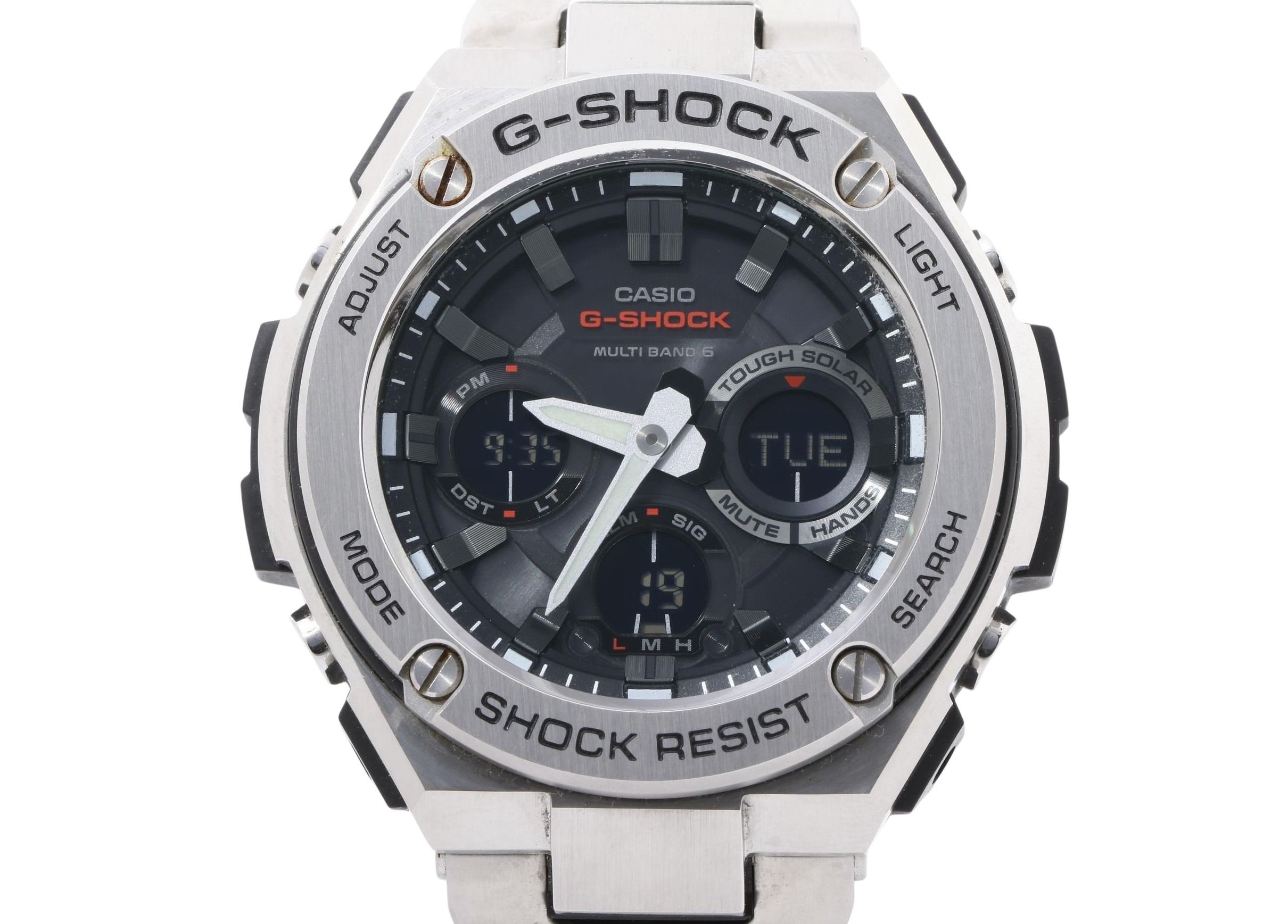 楽天市場】g－shock ソーラー電波 gst－w100d－1a4jfの通販