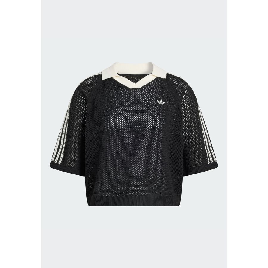 Adidas Originals KNITTED CROCHET POLO