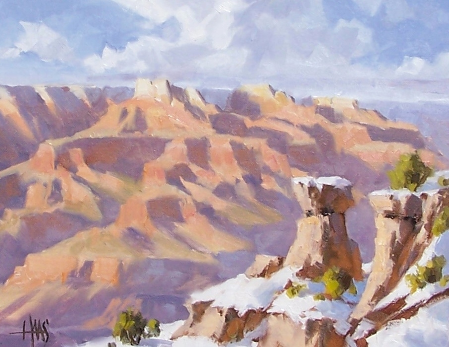 アティラ・サバール 油彩画 ヴィハロス・エイジャカ 40x40cm アティラ