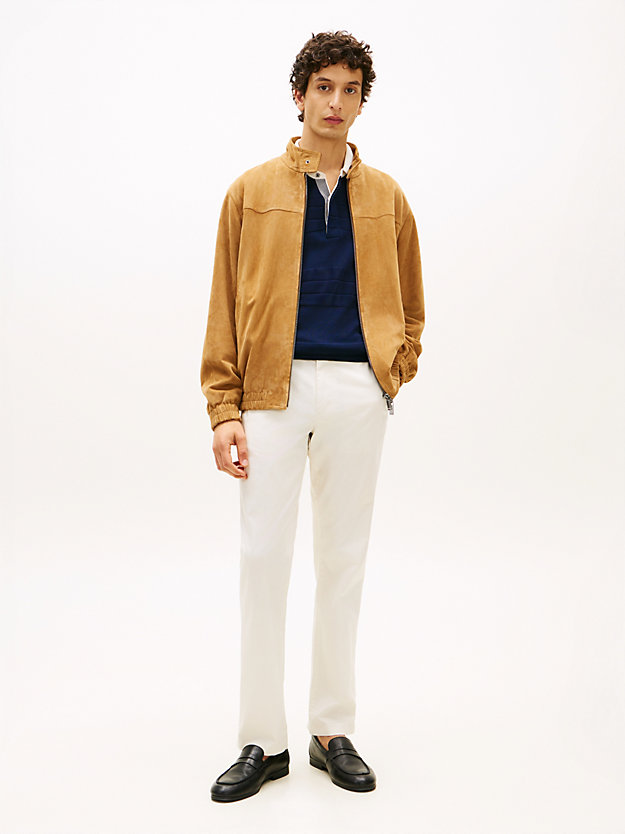 Chino droit Denton à micro-motif | Jaune | Tommy Hilfiger