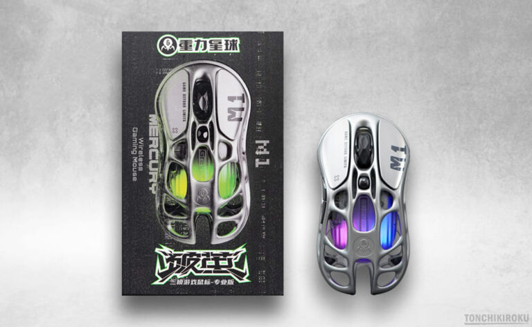 ゲーミングマウス「GravaStar Mercury M1 Pro」レビュー｜近未来