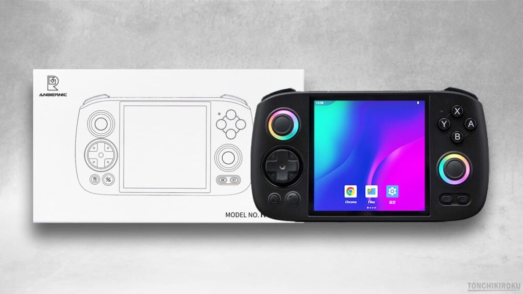 中華ゲーム機「ANBERNIC RG Cube」レビュー｜正方形ディスプレイ