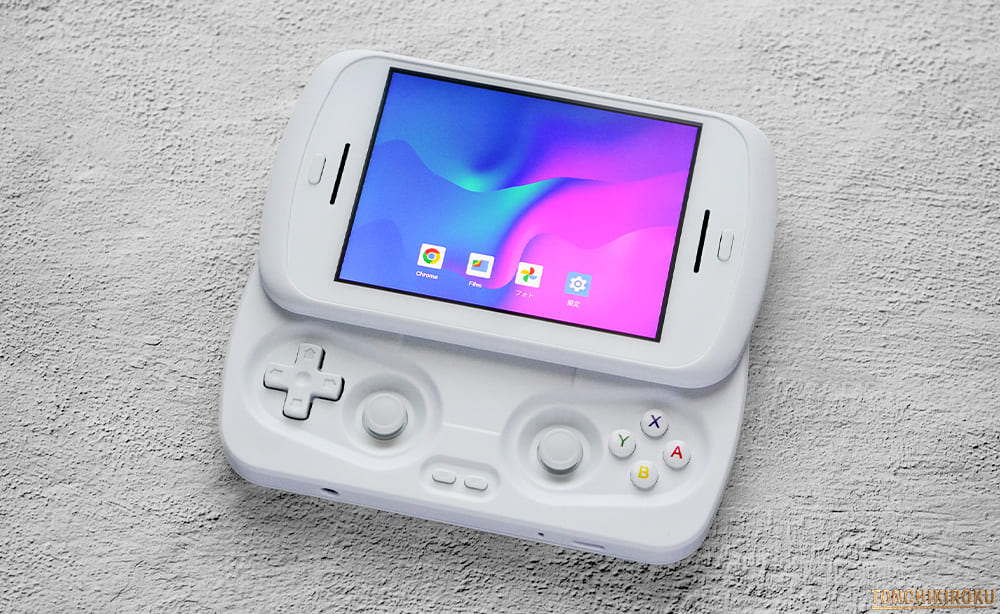 中華ゲーム機「ANBERNIC RG Slide」レビュー｜PSP go風デザインの横型