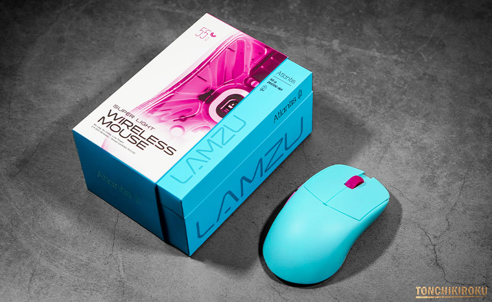 ゲーミングマウス「Lamzu Atlantis」レビュー｜超軽量55g、左右対称