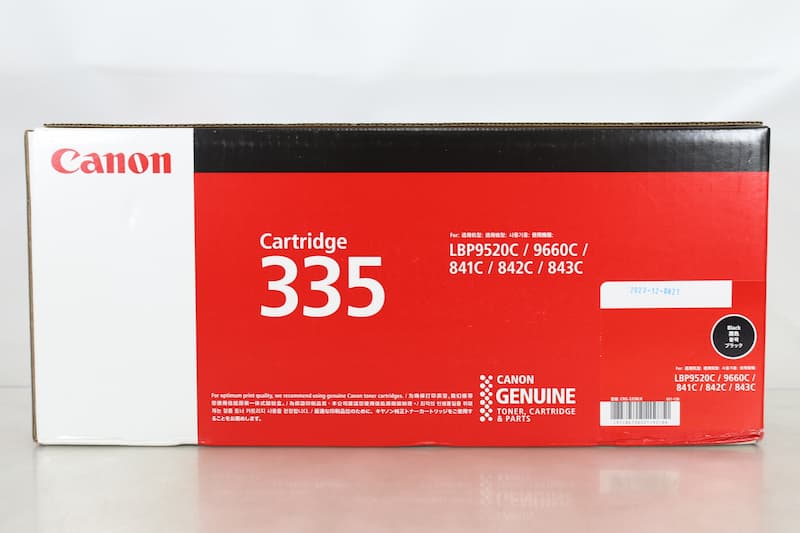 Canon Cartridge 335（CRG-335） 純正トナー｜スペック・対応機種