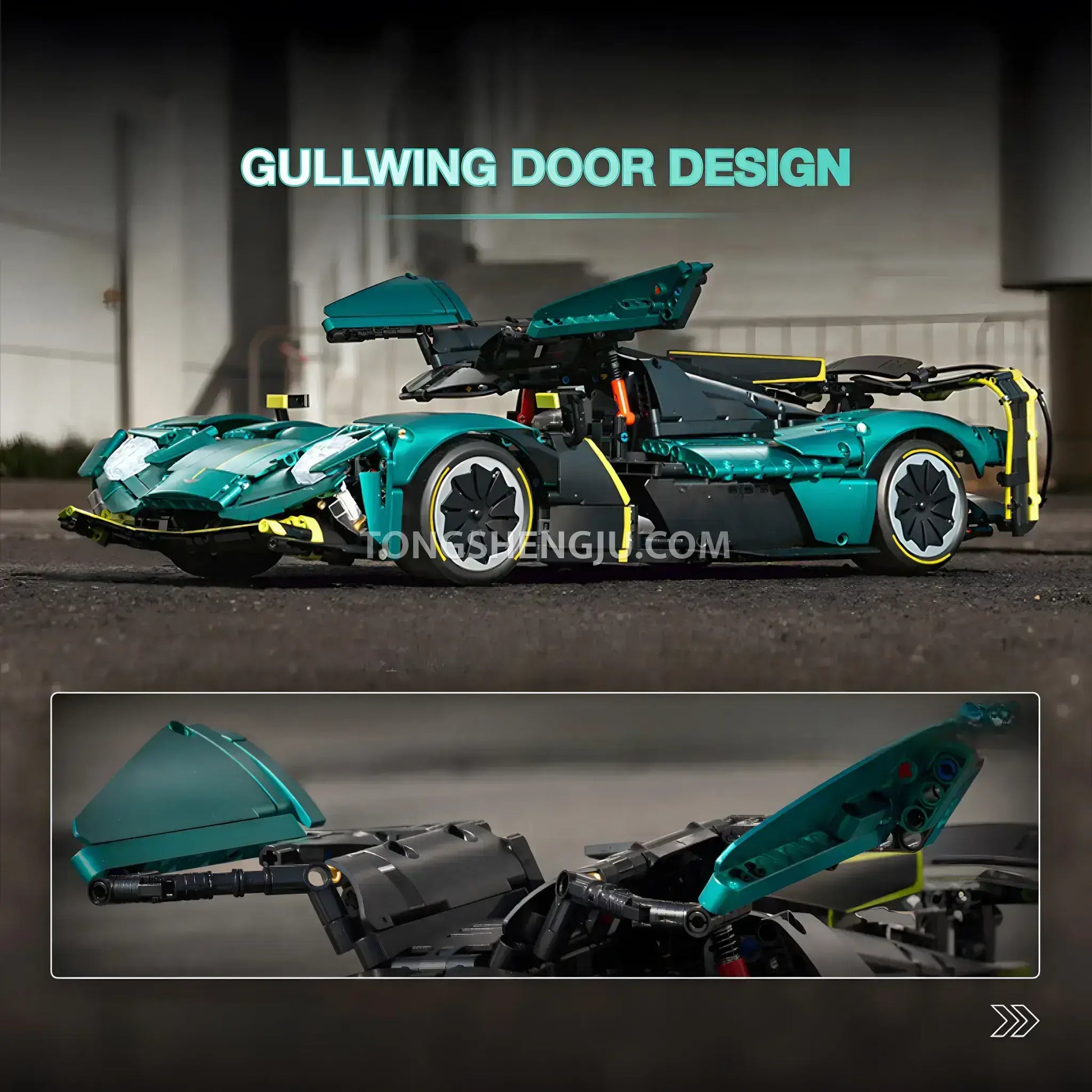 Tongshengju Technic Valkyrie (3868PCS) Sports Car Building Blocks