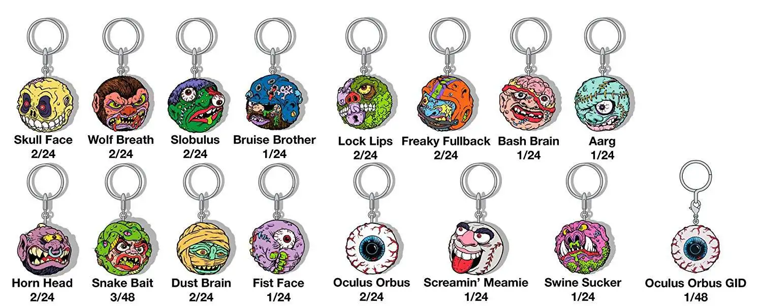 Madballs Vinyl Keychain Mystery Pack 1 RANDOM Figure Kidrobot NECA