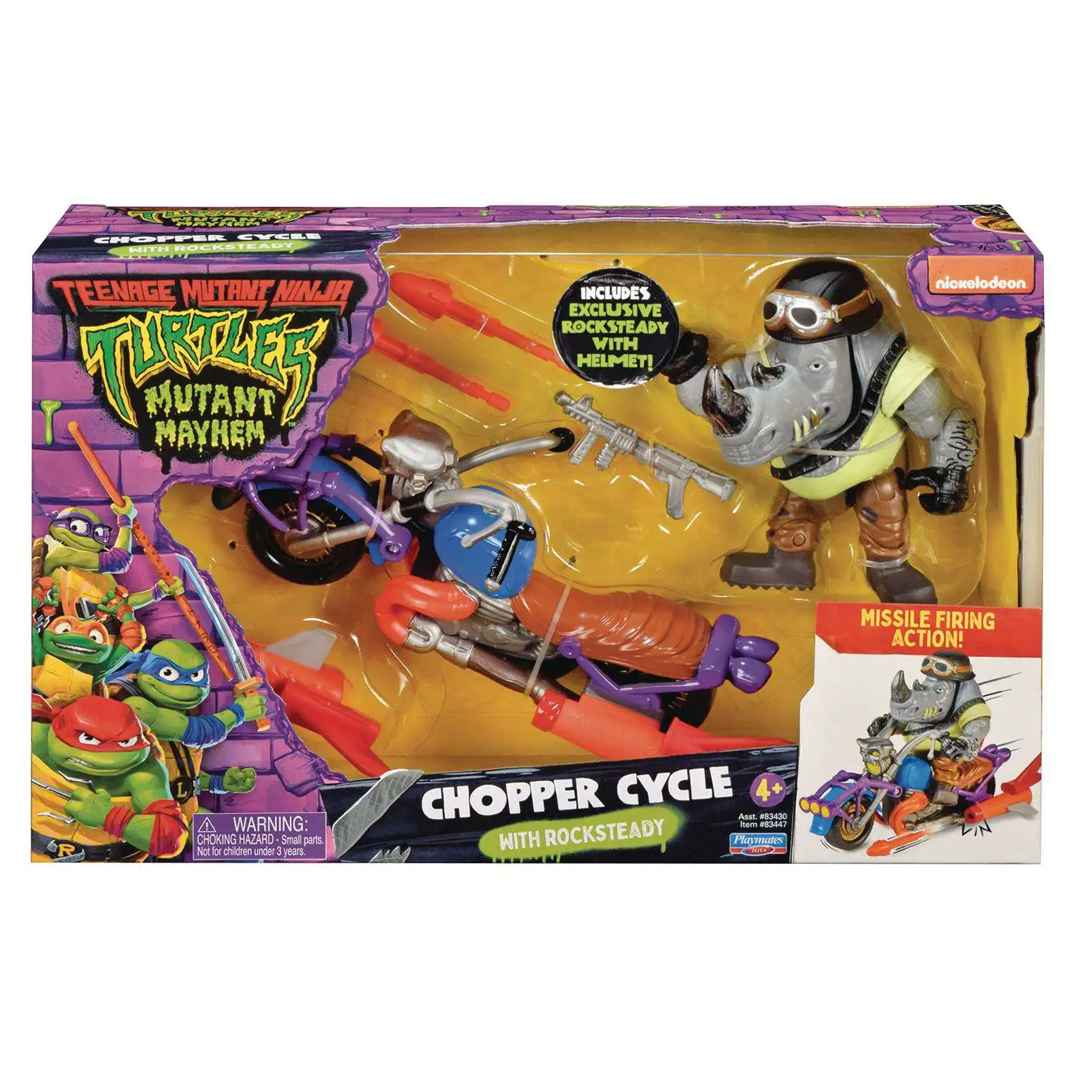 Teenage Mutant Ninja Turtles Mutant Mayhem Chopper Cycle with