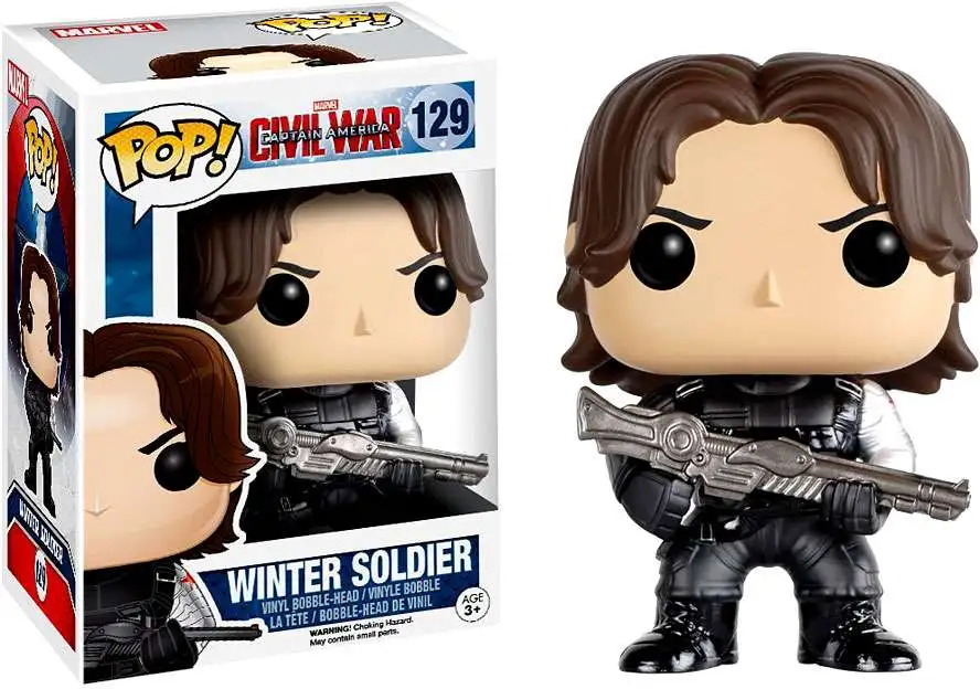 Funko Marvel Civil War POP Marvel Winter Soldier Vinyl Bobble Head