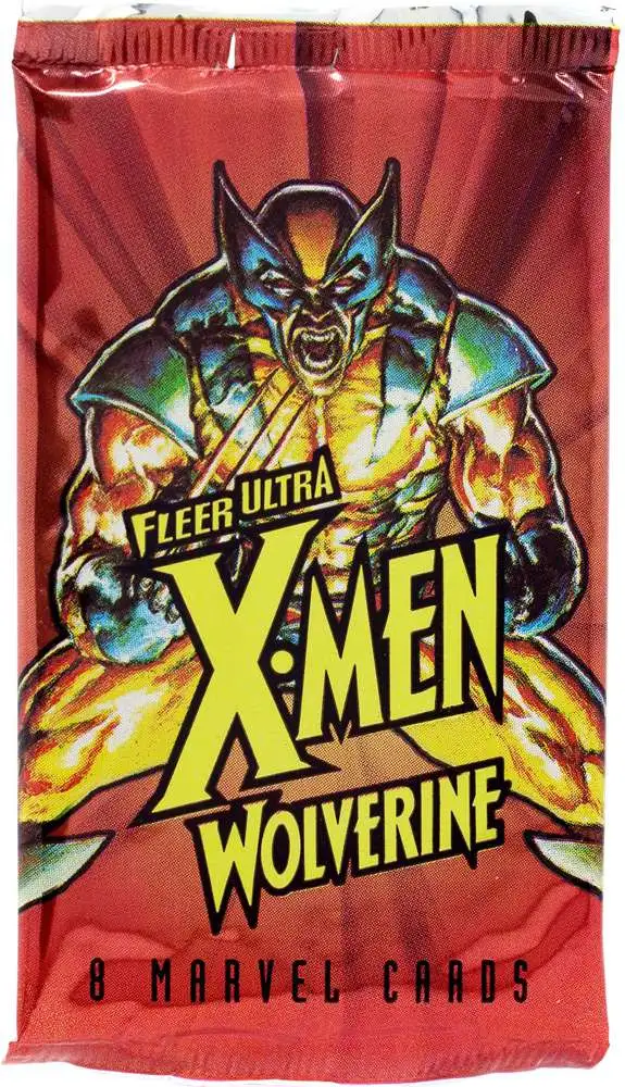Marvel Fleer Ultra X-Men Wolverine Trading Card HOBBY Pack 8 Cards