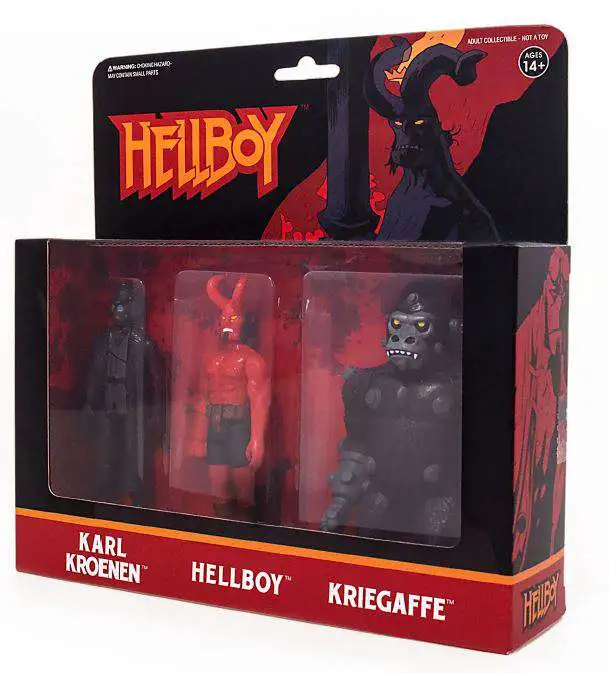 Hellboy ReAction Series 2 Karl Kroenen, Hellboy Kriegaffe 3.75