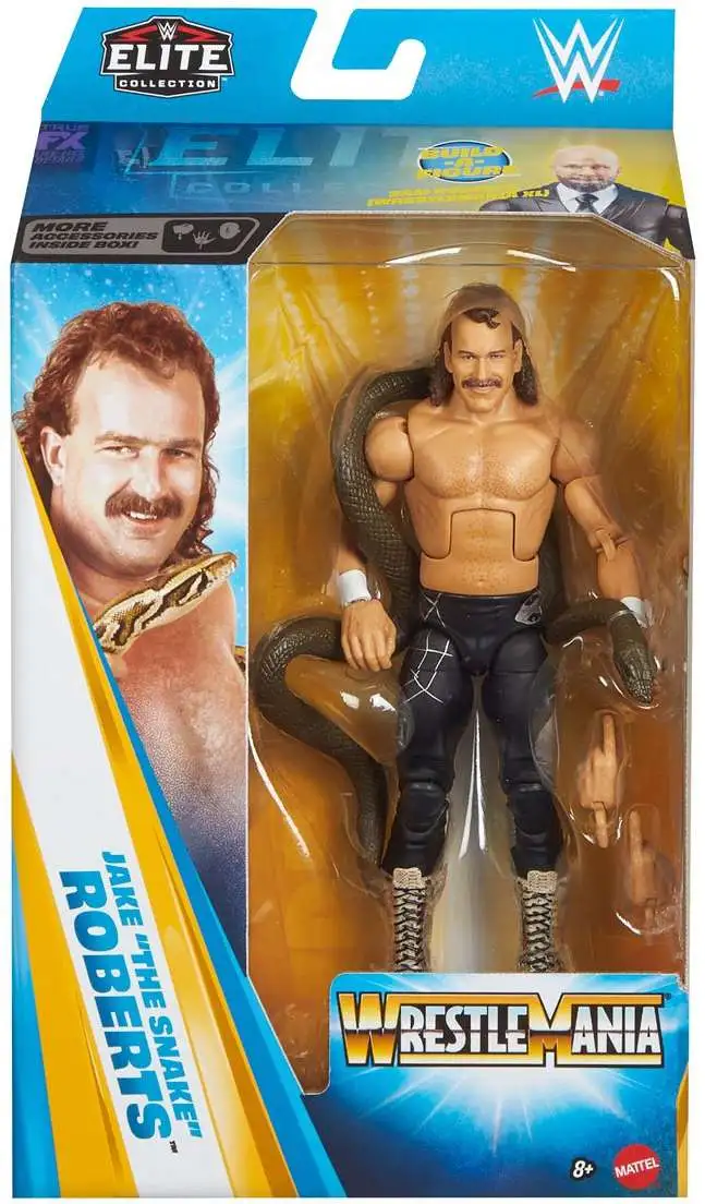 WWE Wrestling Elite Collection Wrestlemania 2026 Jake The Snake