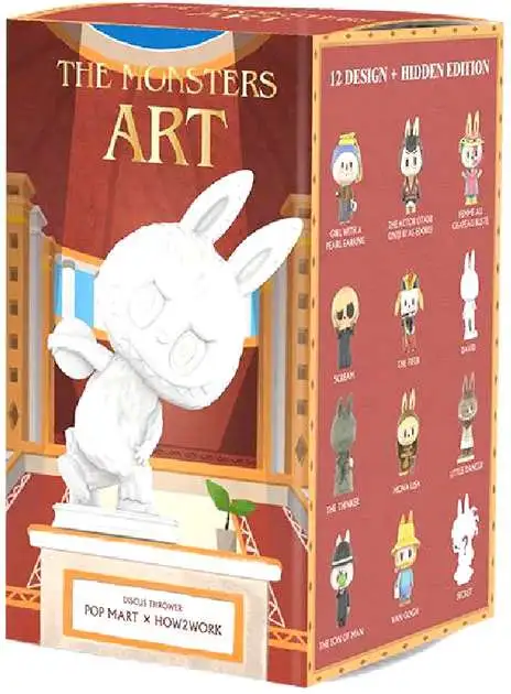 Labubu Pop Mart x How2Work The Monsters Art Mystery Pack - ToyWiz
