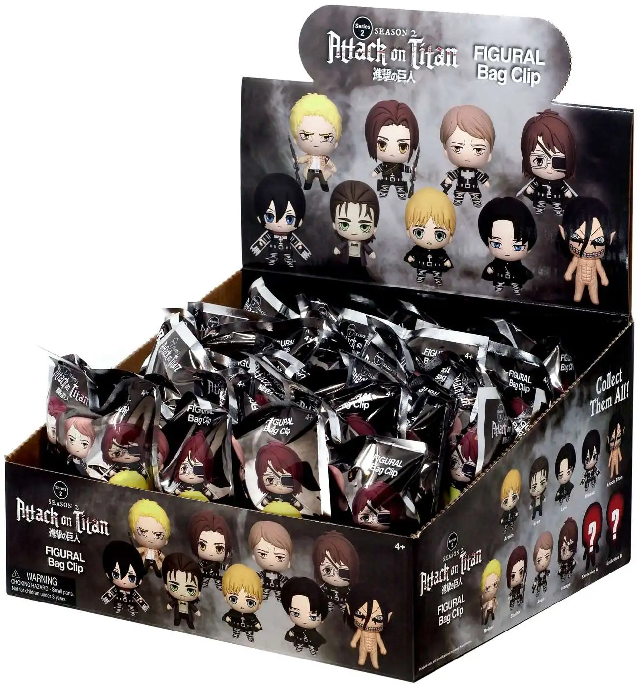 Attack on Titan 3D Figural Keyring Series 2 Attack on Titan
