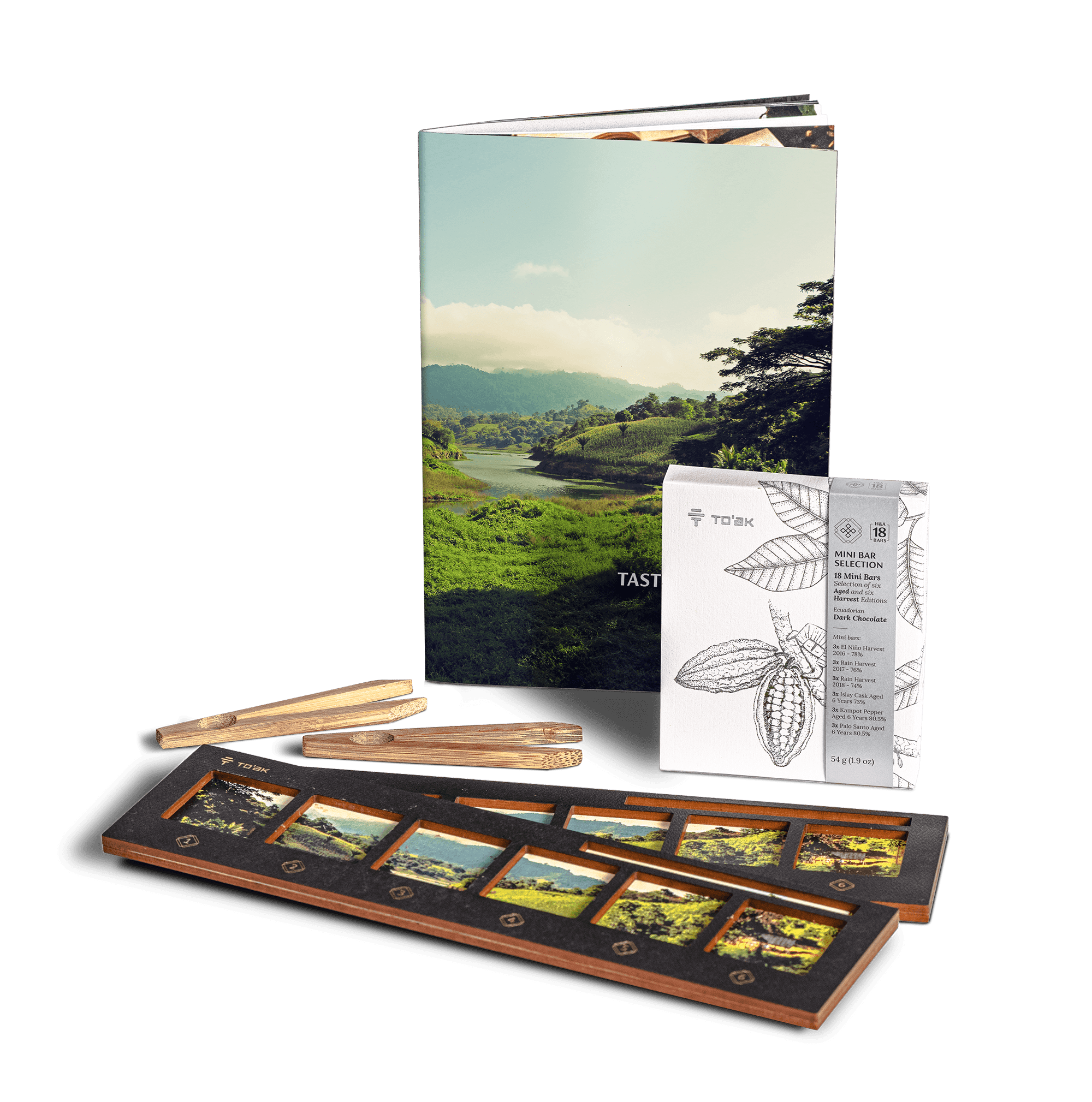 2 Person Chocolate Tasting Kit (Mini Bars) | To'ak Chocolate