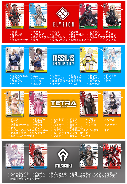 ヴァイスシュヴァルツブースターパックに『勝利の女神：NIKKE』が登場