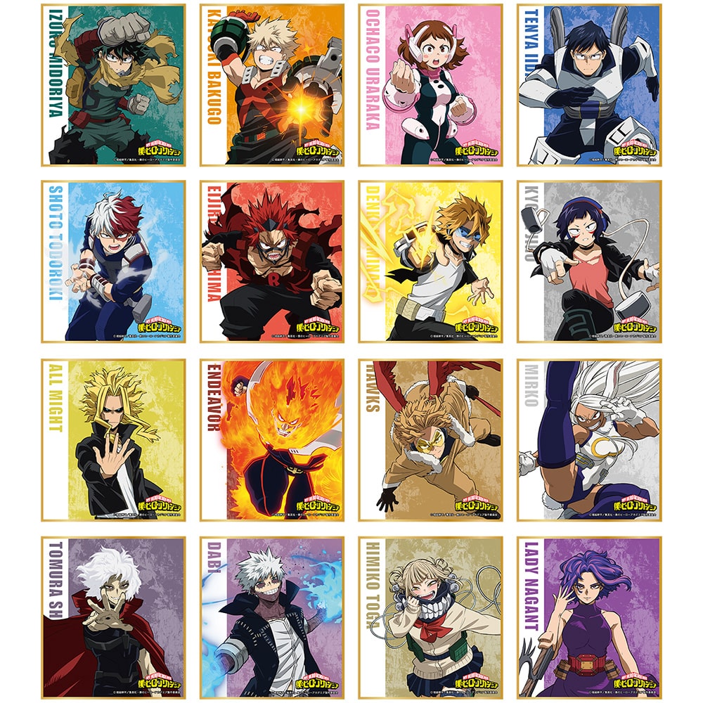公式オンラインストア僕のヒーローアカデミア トレーディング色紙 7期