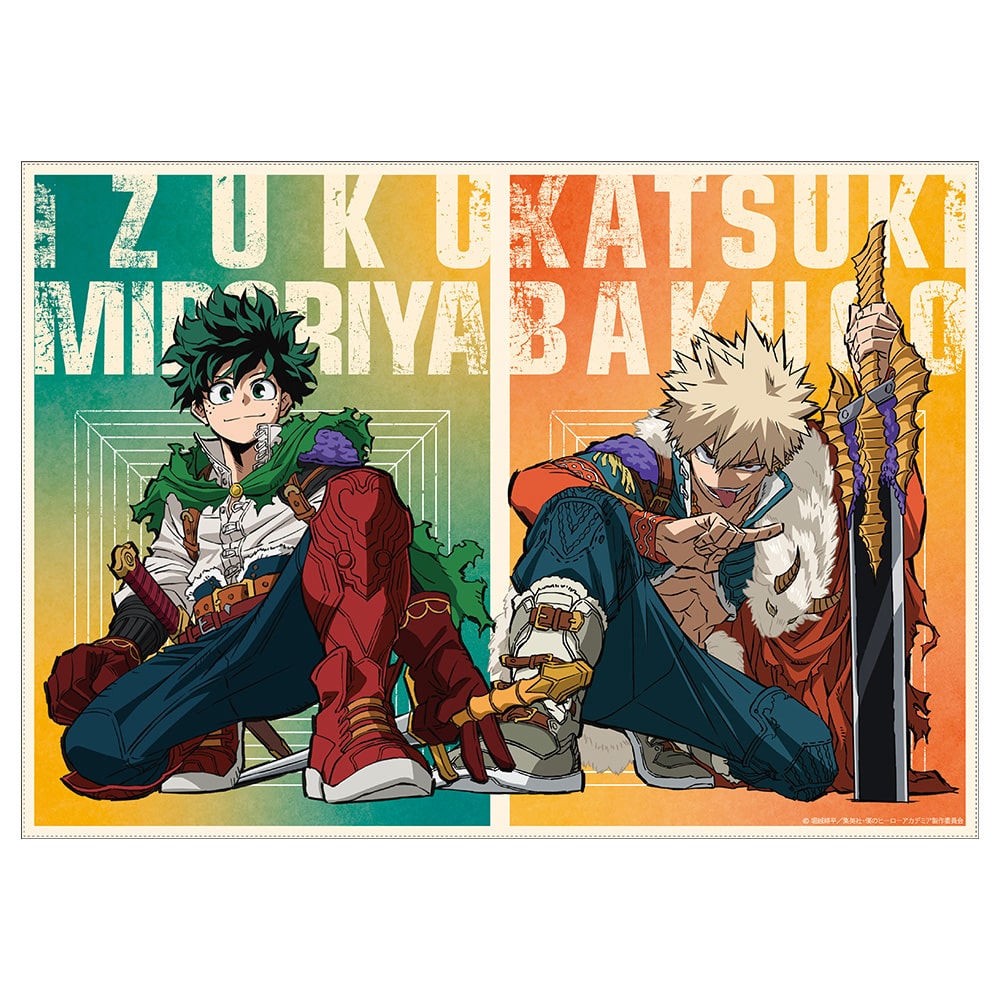 僕のヒーローアカデミア 原画展 ヒロアカ展 ポスター A2 B2 緑谷 爆豪