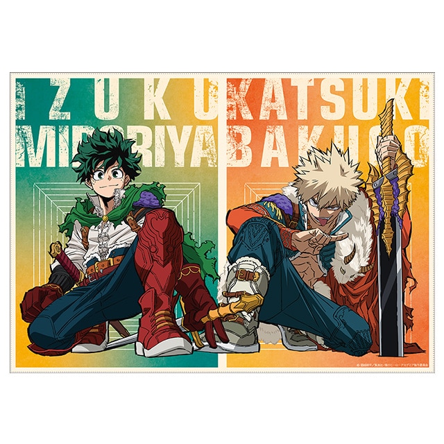 公式オンラインストア僕のヒーローアカデミア 描き下ろし布ポスター 緑