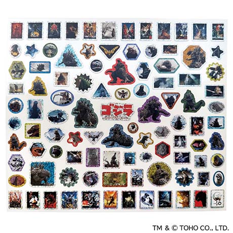 公式オンラインストアゴジラ メタリックステッカー（AS）(メタリック