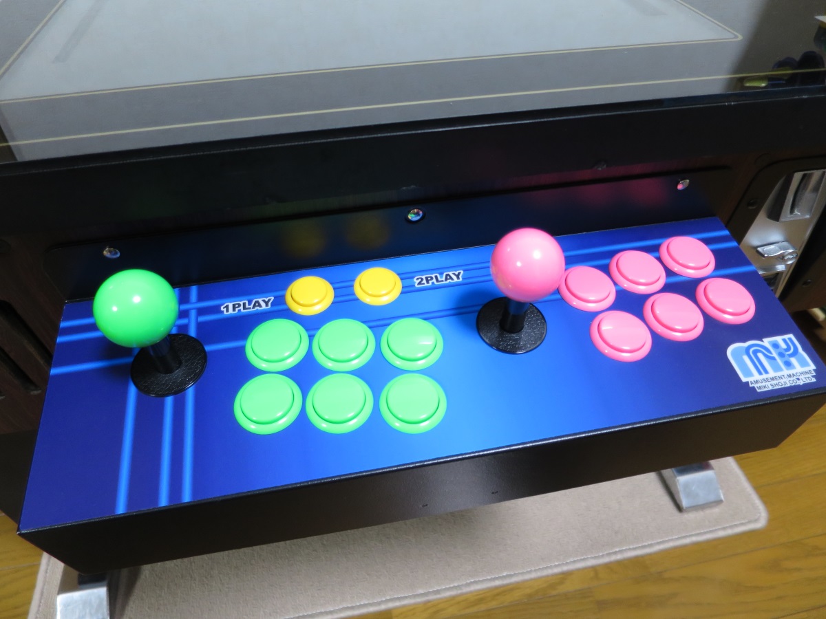 テーブル筐体用コントロールパネル『パソケード製と三木商事製を比較