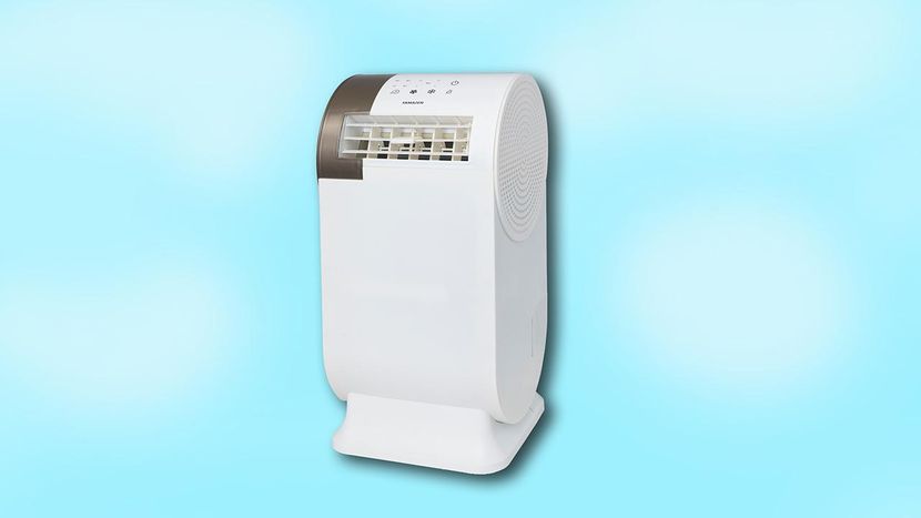 山善】業界最小クラスで卓上に置けるコンパクトクーラー 持ち運び