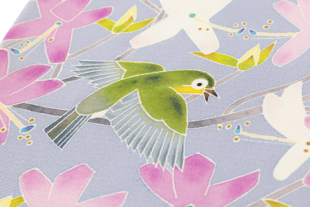 百貫華峰作 本加賀友禅 塩瀬九寸名古屋帯 | 特選きものコレクション