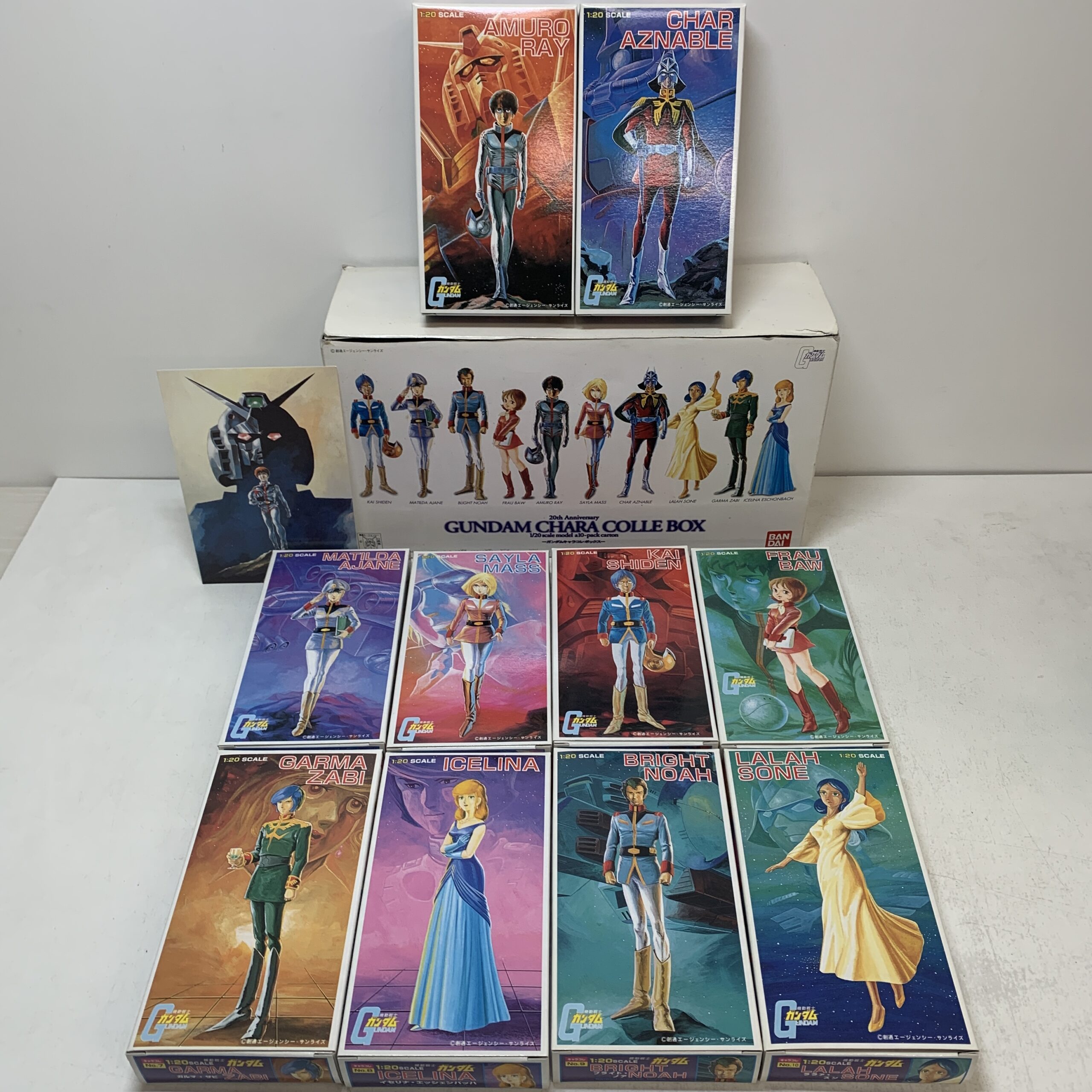 未組立】BANDAI ガンダム キャラコレボックス フィギュア 全10種類 1