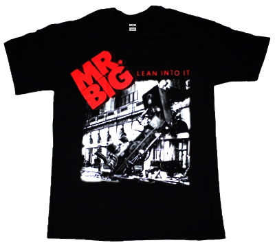 MR.BIG】ロックTシャツ メンズ バンドTシャツ メンズ MR.BIG Lean Into
