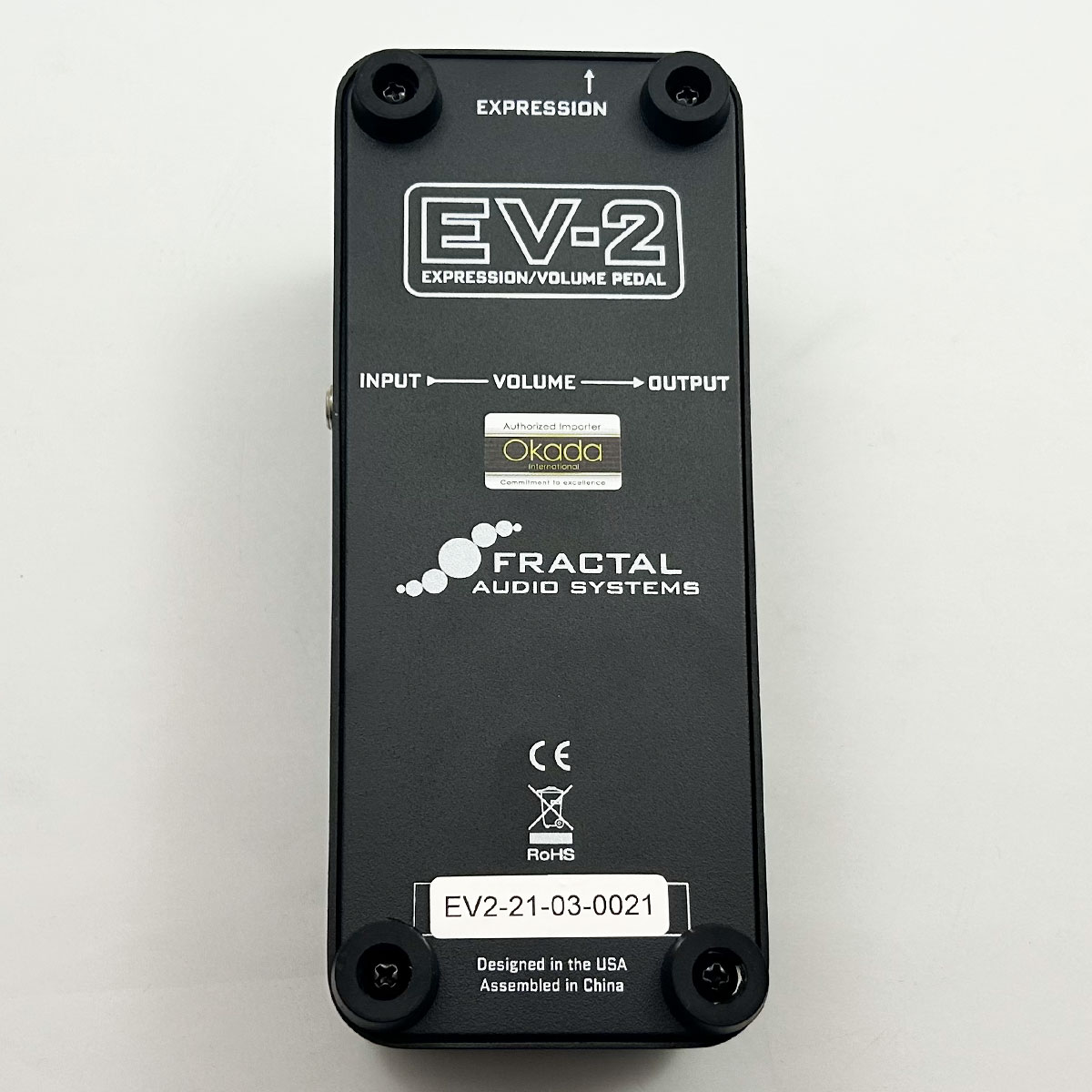 Fractal Audio Systems EV-2 Expression Volume Pedal（管理番号：S050