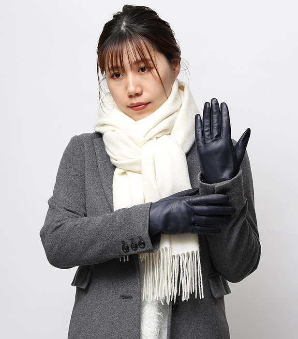 東京ヒマワリ / クロダ(KURODA) 【WOMEN】 スマホ対応 羊革(ラムレザー