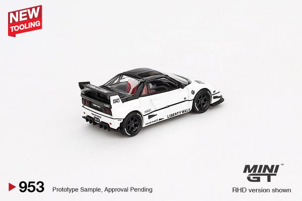 MINI GT 1/64 Mazda AZ-1 Liberty Walk LB40 White 2024 Tokyo Auto