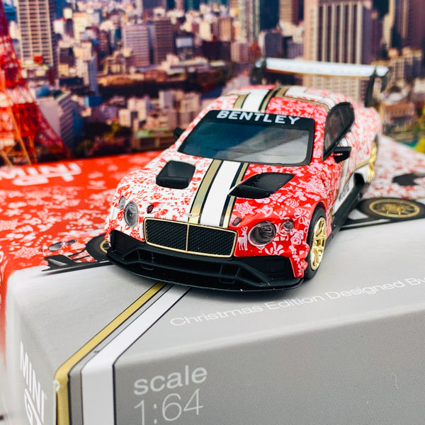 MINI GT 1/64 Bentley Continental GT3 Christmas Edition 2020 (RHD