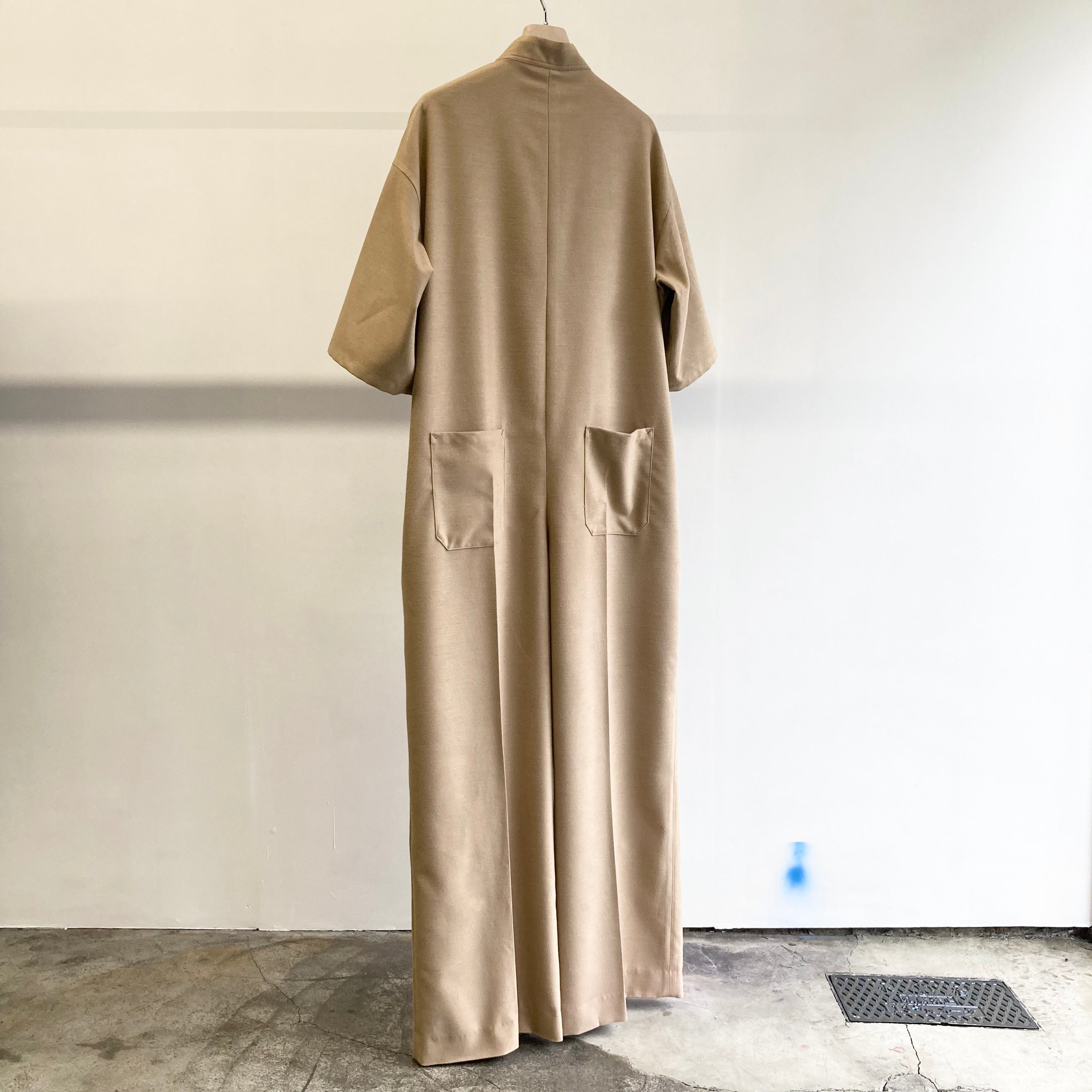 m's braque】HALF SLEEVES JUMP SUIT / Camel – TOKIS