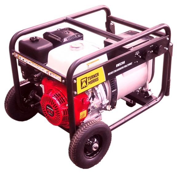 TURNER MORRIS 7KVA Welder Generator Honda Powered 200A 220V - Top
