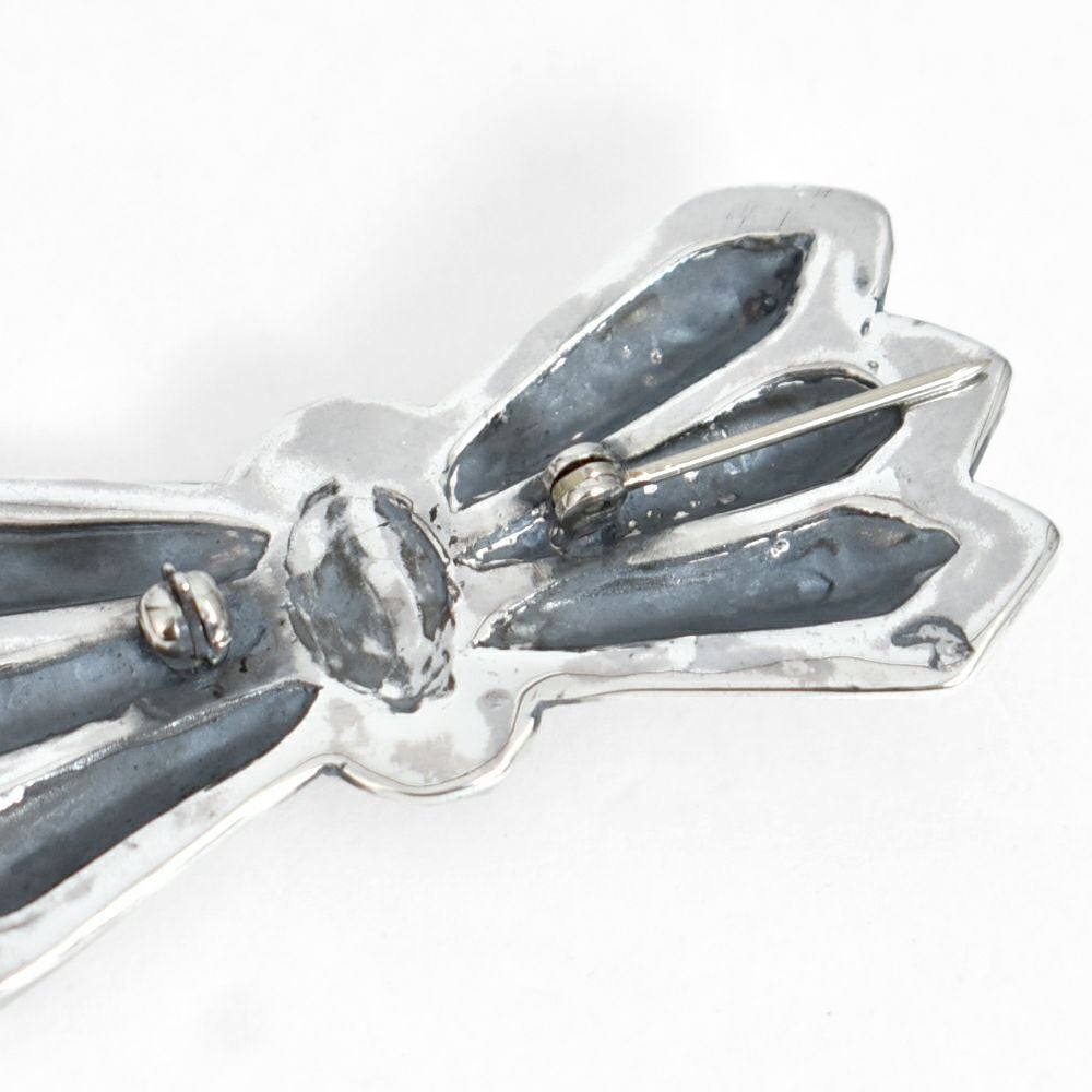 ラリースミス (LARRY SMITH) BUTTERFLY PIN (6 RHOMBUSES, TURQUOISE