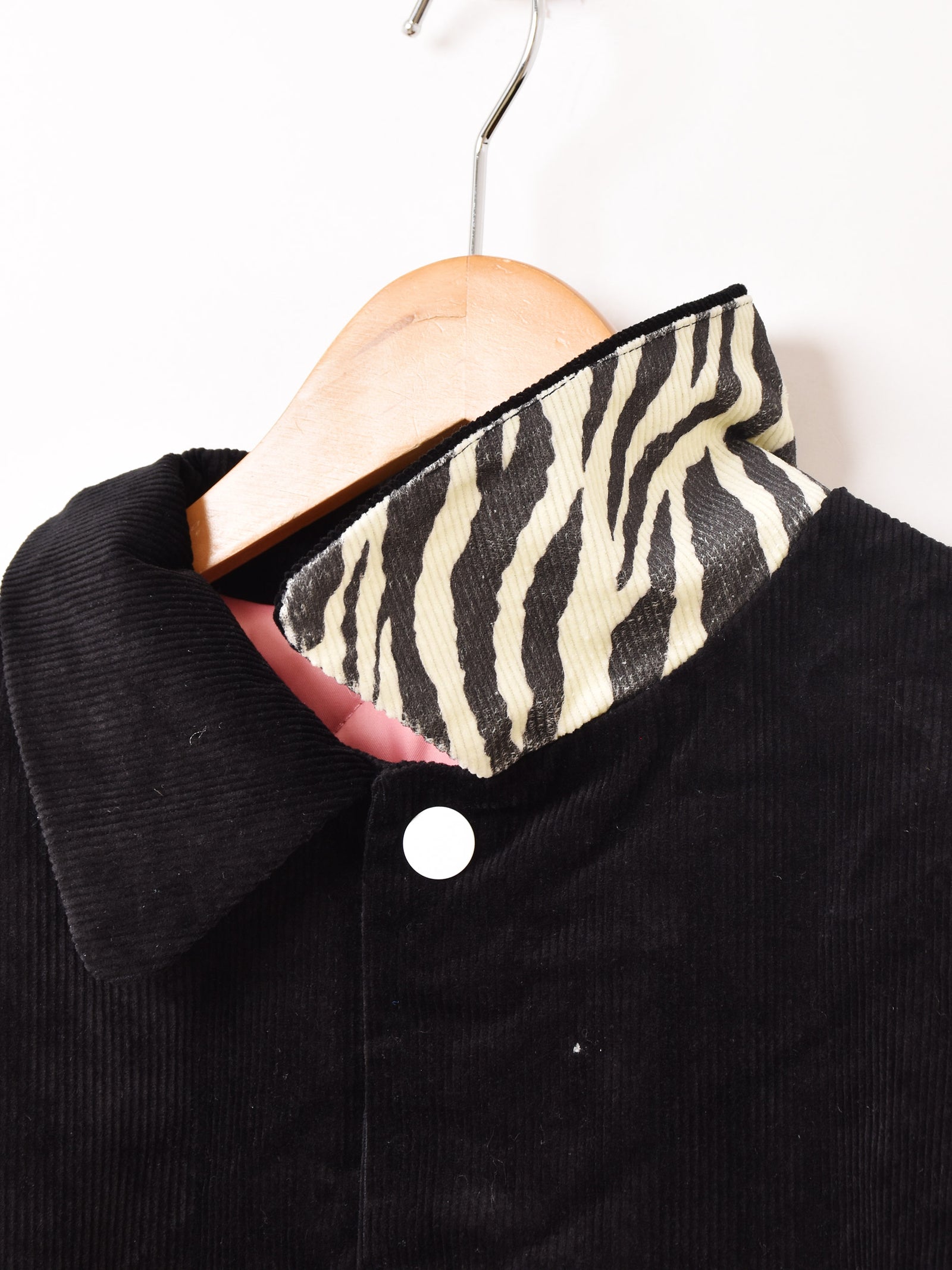 3色展開】Backers ゼブラ コーデュロイ 襟付き スタジアムジャケット