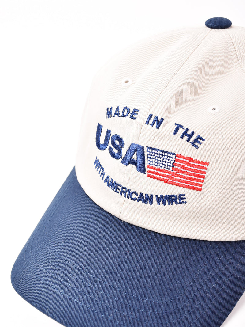 2色展開】刺繍入り コットンキャップ Made in the USA – 古着屋Top of