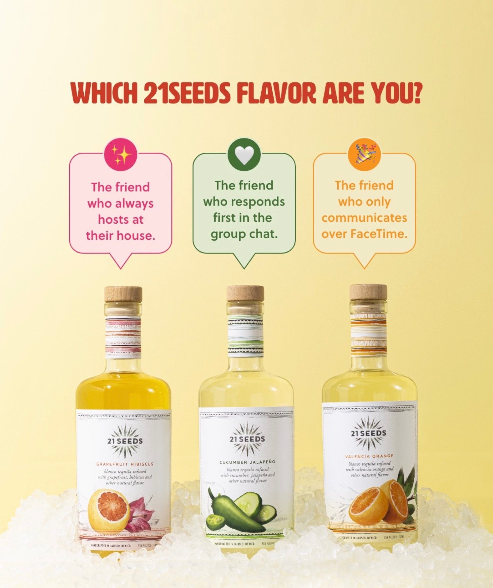 21 Seeds Squad Starter Pack Tequila 50ml Gift Set | Delivery