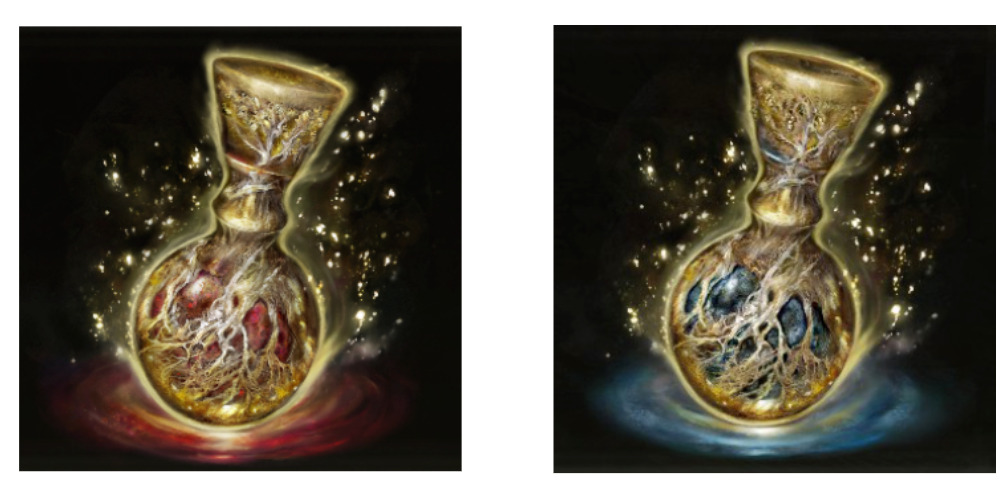 TVゲームのガラス瓶「意匠」進化を愛でる ～“エスト瓶”と“エストの灰瓶