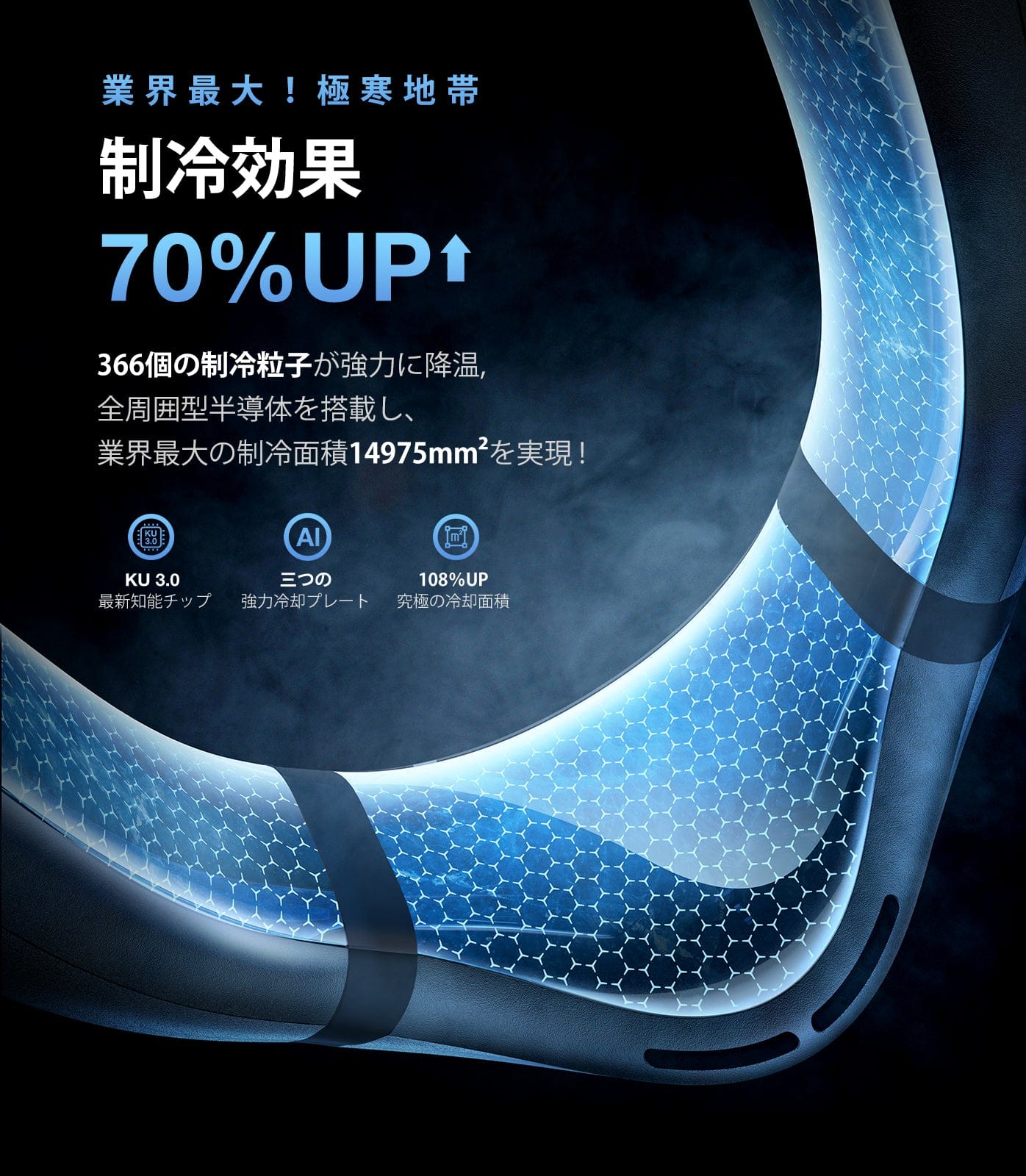 TORRAS COOLiFY Cyber 最強冷却ウェアラブルエアコン - 新世代ネック