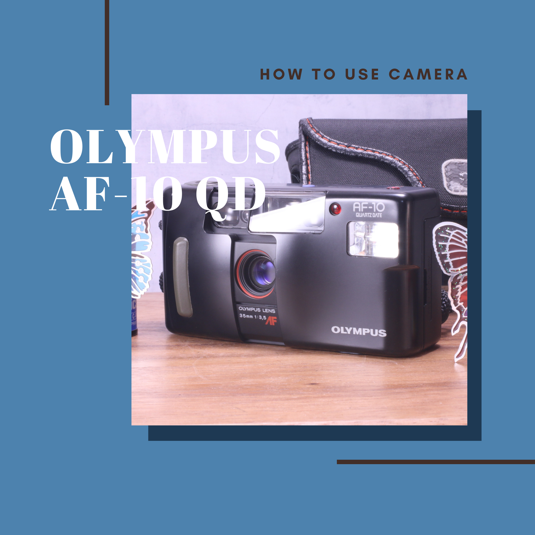 OLYMPUS AF-10 QD の使い方 | Totte Me Camera