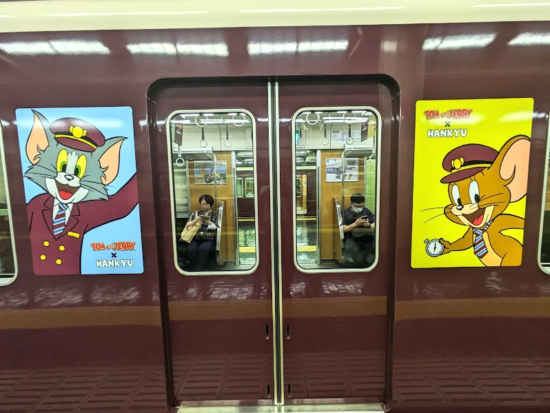 トムとジェリー✕阪急電車コラボ♪ラッピング列車運行(阪急京都線