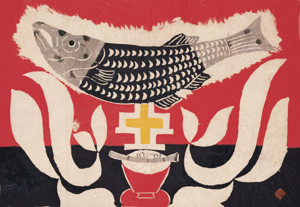 岡村吉右衛門の型染め版画