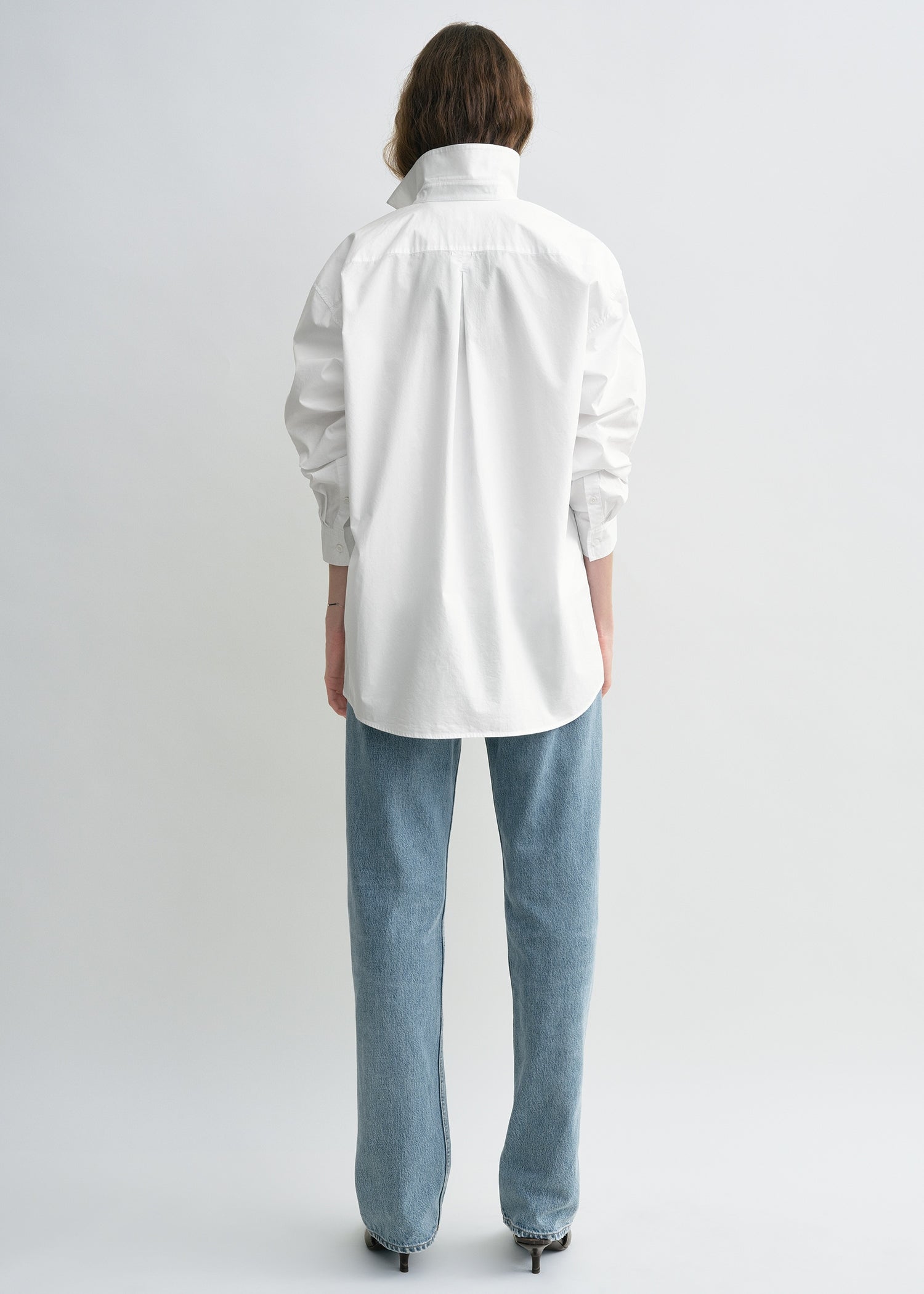 Classic tumbled shirt white – TOTEME