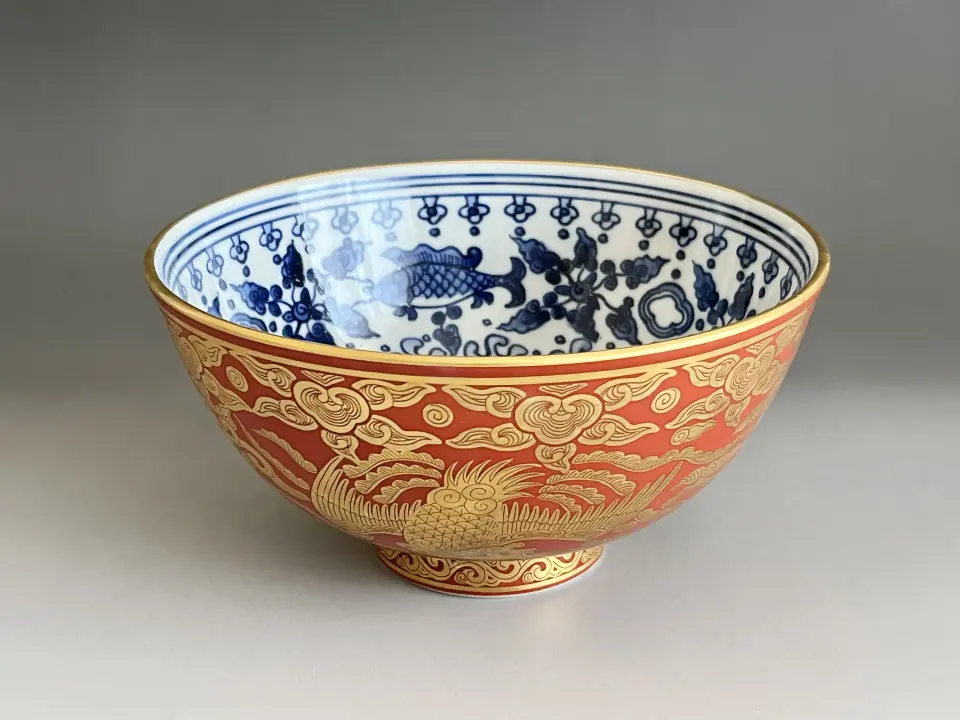 人間国宝 島岡達三 益子焼 象嵌赤絵 草花文 急須 茶器 | 陶酔庵 -tousuian-